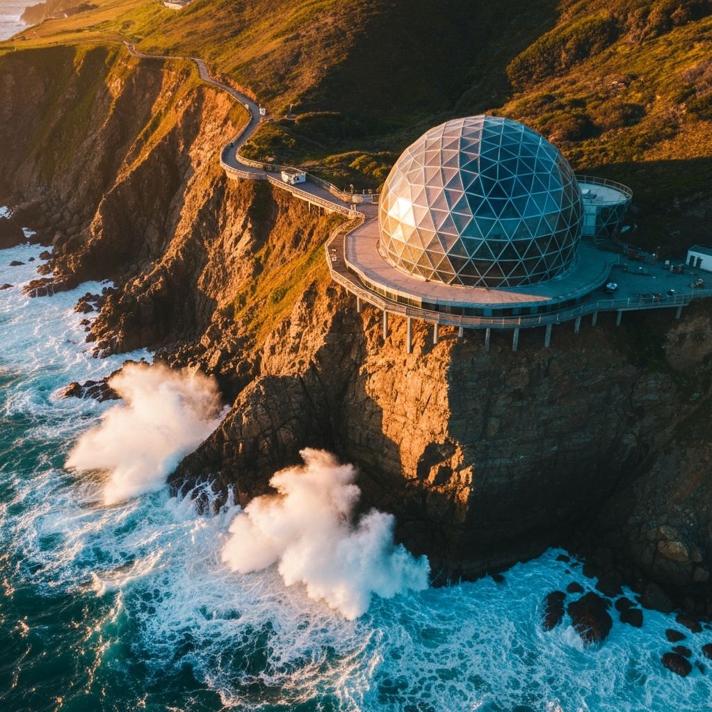 Aerial view of Oasis Pier