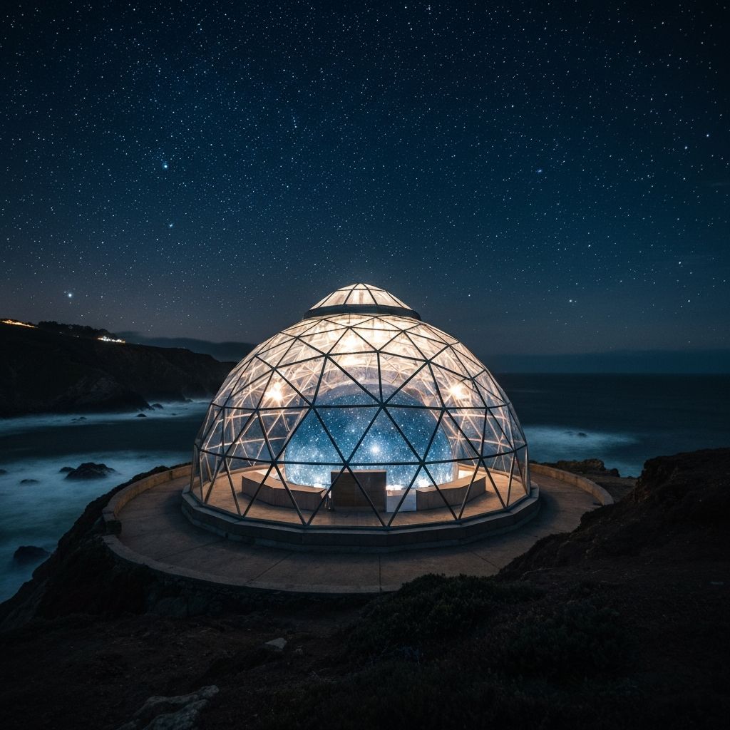 Dome at night